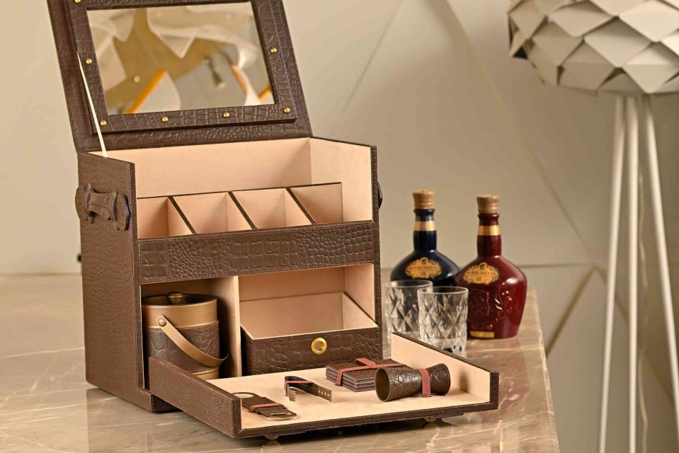 skrzynka z alkoholem-